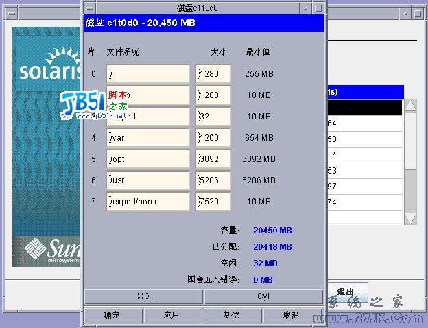 solaris操作系统各目录的作用